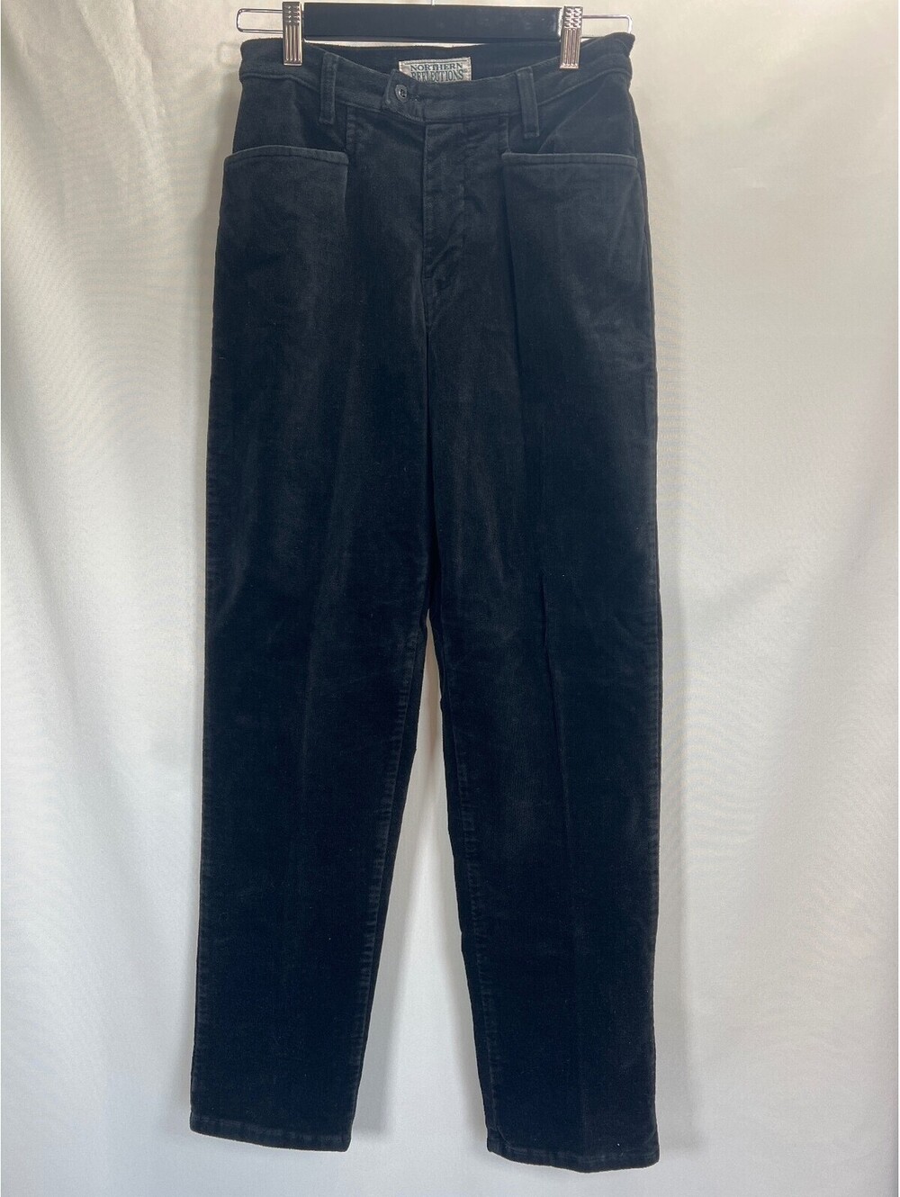 Northern Reflections Corduroy Pants Women's Size 7/8 Black